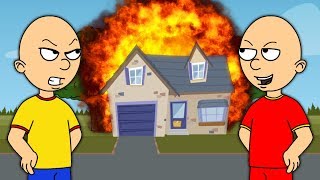Daillou Burns Down Caillou's House/Grounded