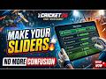 “STOP Copying Sliders! Create Your OWN PERFECT Settings (Full Guide)” #cricket #foryou