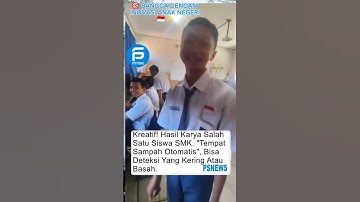 Tempat Sampah Otomatis Buatan Siswa SMK! Bisa Deteksi Basah & Kering! 💡