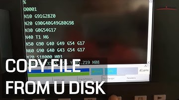 How to Copy Program File From U disk to  ATC CNC Router Syntec Controller
