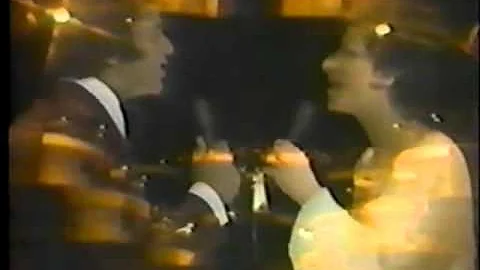 Jane and Johnny Mathis at the 1979 Oscars