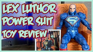 McFarlane Toys Lex Luthor in Blue Power Suit 7in Action Figure Toy Review