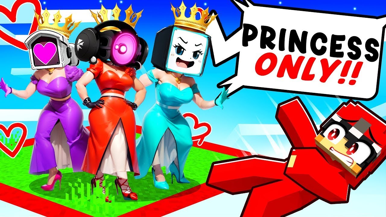 CRAZY SKIBIDI GIRLS Loves ME in Minecraft!