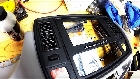 Part 5: Impala Project: TheDetailSS.com Double Din Install - Lower Dash & Fitment