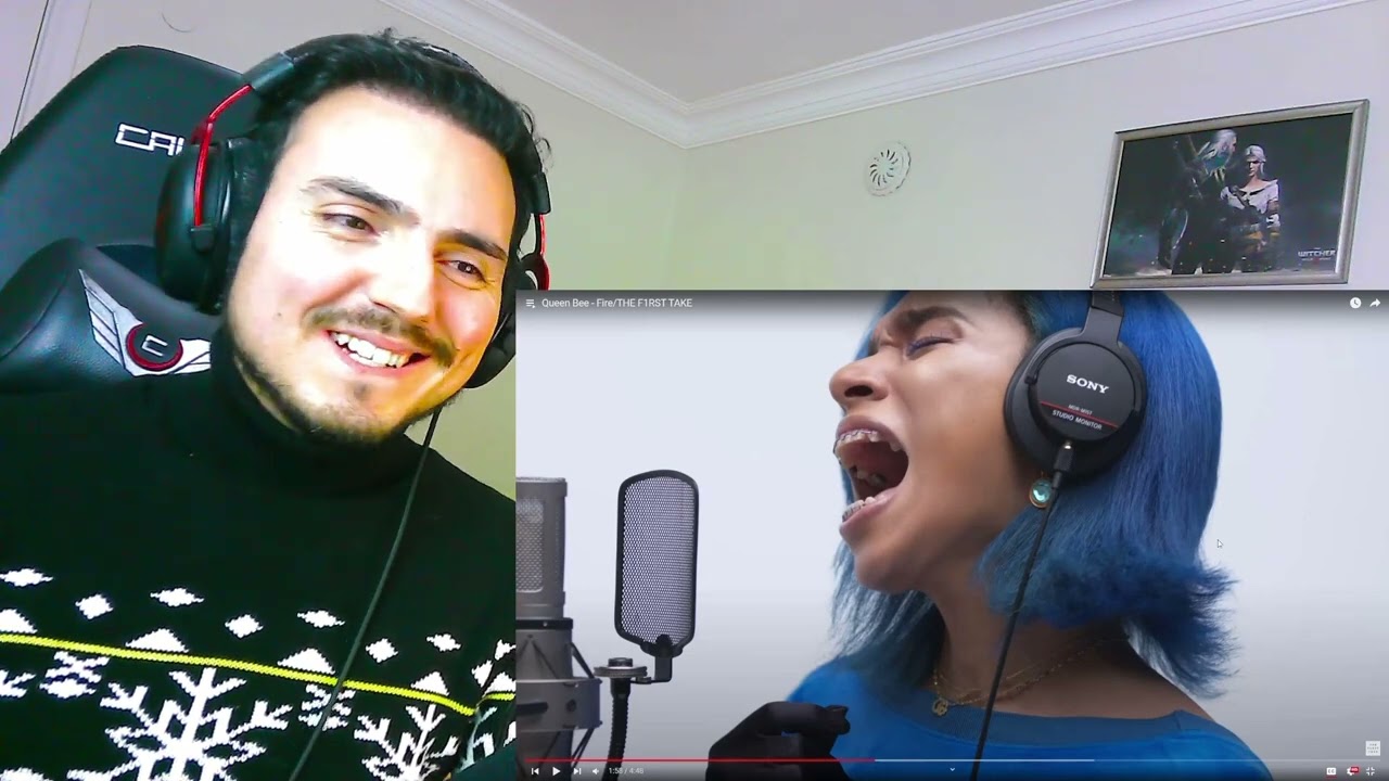 Queen Bee - Fire /THE F1RST TAKE Reaction - YouTube