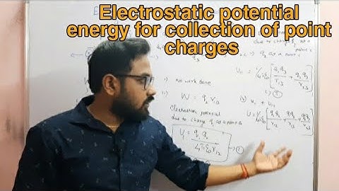 Electrostatic potential energy for collection of point charges