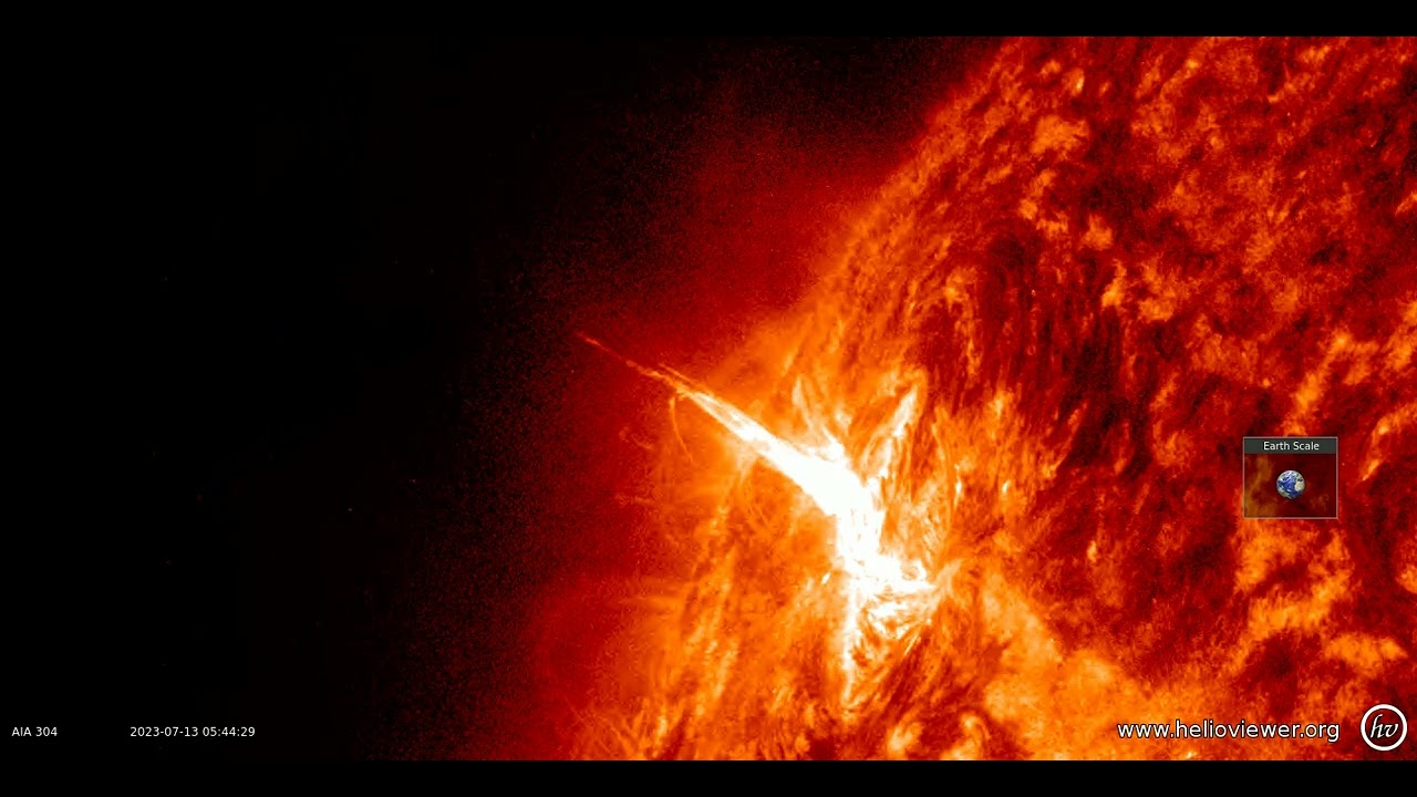 Small plasma jet eruption - 13.7.23