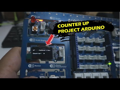 Project ARDUINO Counter up use display OLED and Blink LED - YouTube
