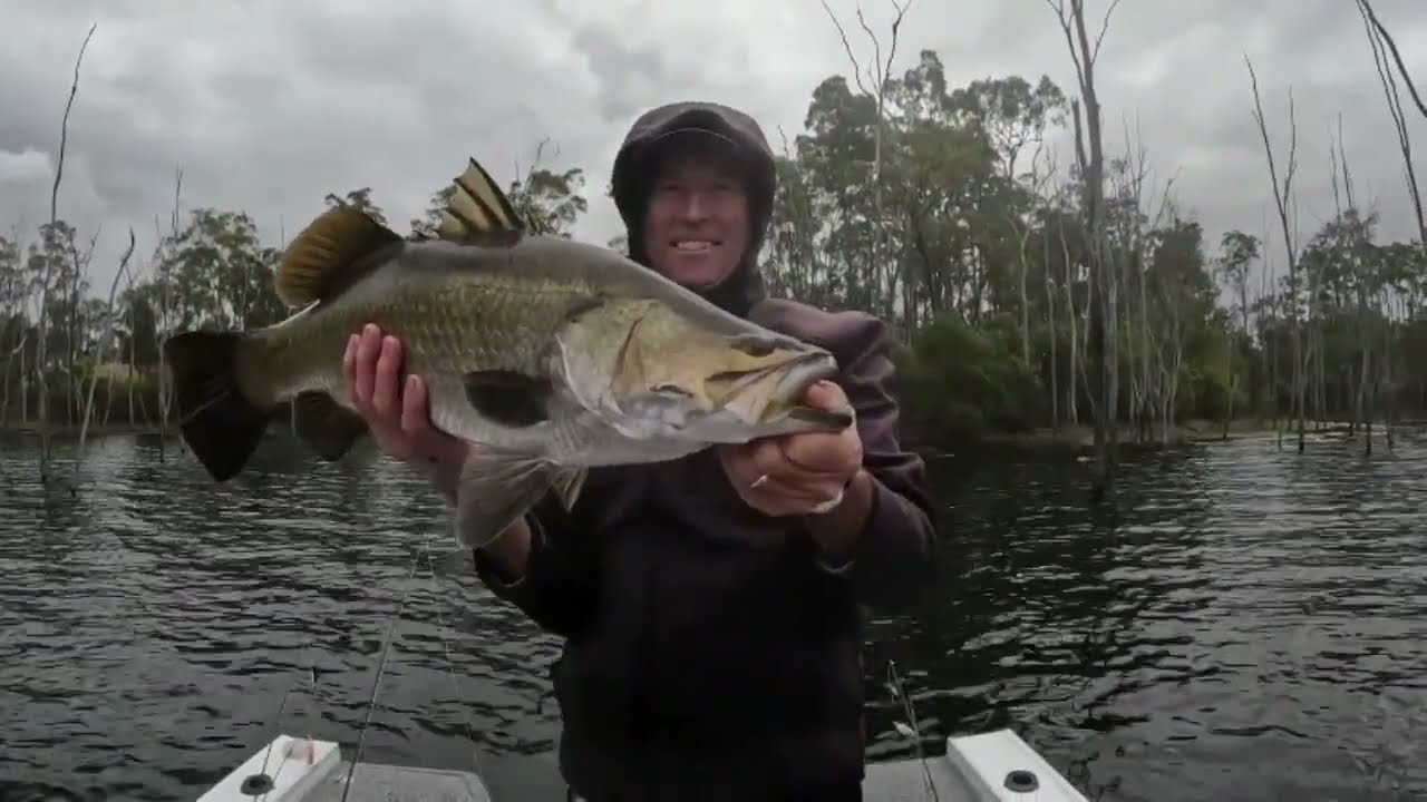 Back at Lake Monduran Barra fishing in the spring time