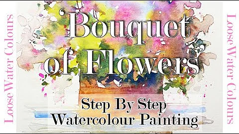Easy Watercolour Flowers To Paint!