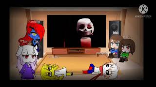 undertale reagindo ao rap do horror sans-Tempo Bizarro.