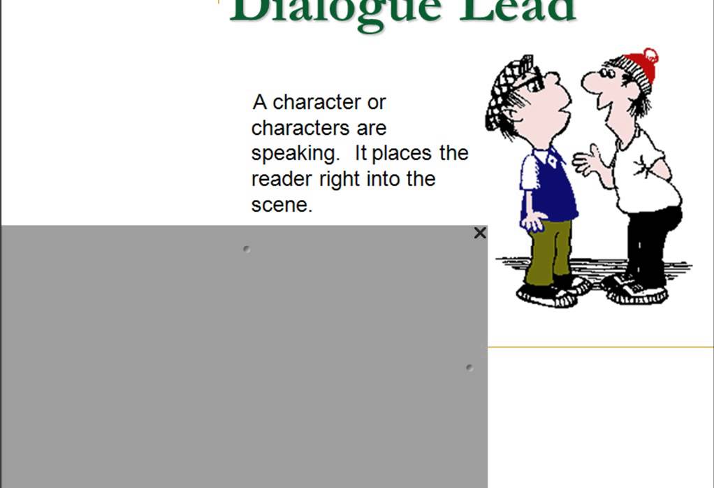 Leads in Narrative Writing - YouTube