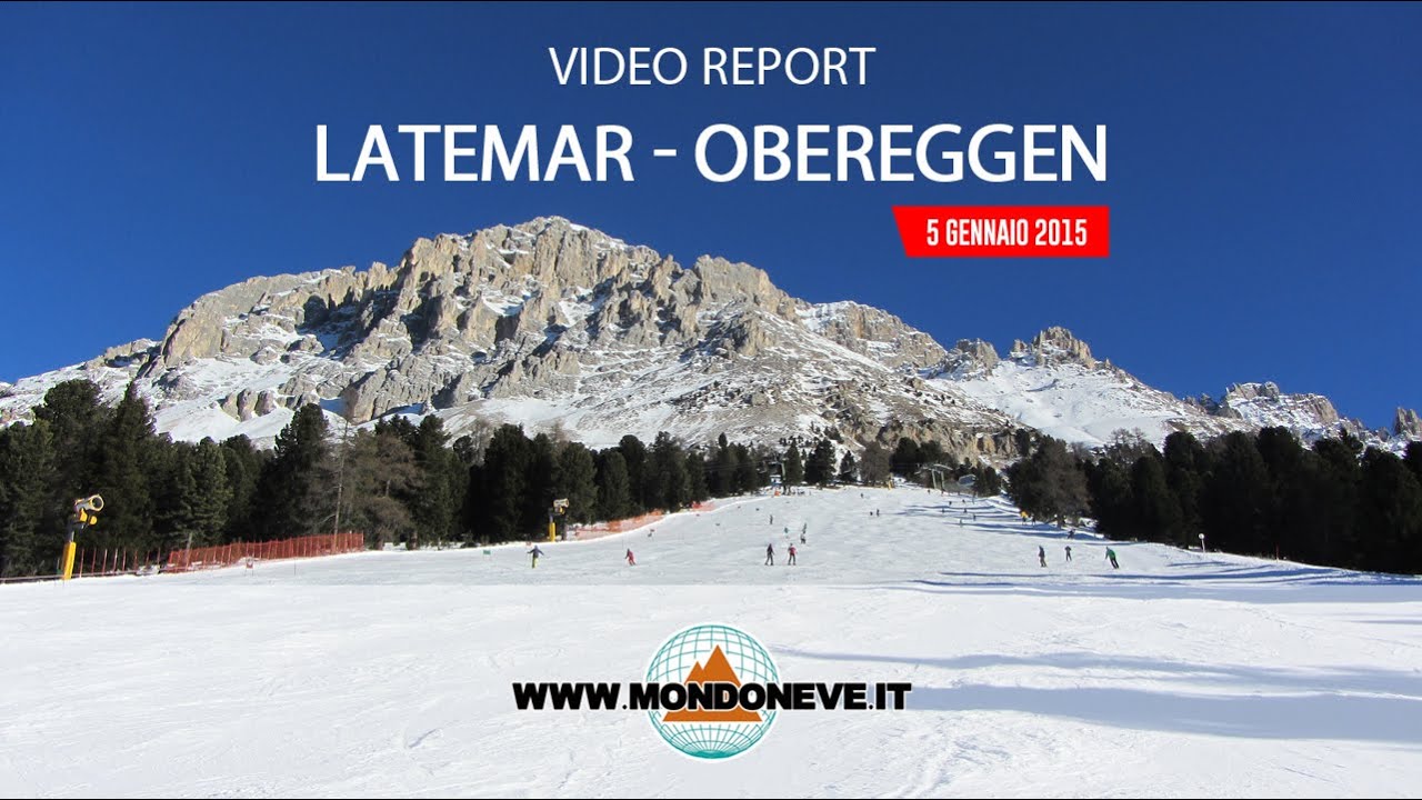 Latemar Obereggen - Report Neve Del 5 Gennaio 2015