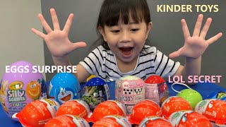 UNBOXING KINDER JOY SURPRISE, ASMR KINDER JOY EGG, KINDER JOY SURPRISE TOYS, KINDER JOY ASMR