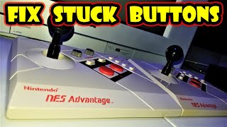 How to repair NES Advantage Controller: Fix for A & B buttons sticking.