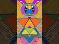 Digital Art Ladybug 🐞✨Tried creating a symmetrical art #relatable #shorts #tuff #plslikesubscribe