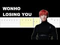 WONHO - Losing You (Easy Guitar Tabs Tutorial)