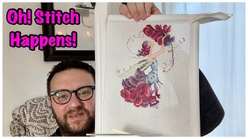 Flosstube 15 Nora November Cross stitch WIP update & Temperature Plan