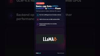 llama.cpp Drops LFM2-ColBERT + Vulkan Fix