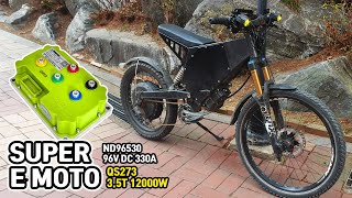 E-BIKE & Motorcycle FarDriver. I tried Monster. ND96530, QS273 3.5T 8000W Hubmotor.