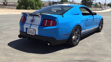 2010 Shelby GT500 with Lethal Performance Off-road X-pipe and muffler delete