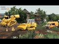 Liebherr LR622 Litronic & CAT® D6T LGP Terrassement | Farming Simulator 19