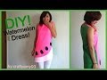 DIY Watermelon Dress/Costume Tutorial (Halloween)