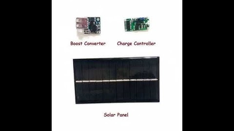 Testing our solar panel with charge controller and boost converter