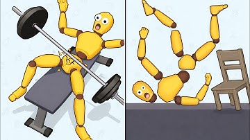 Kick & Break The Ragdoll Game Funny Gameplay ASMR 