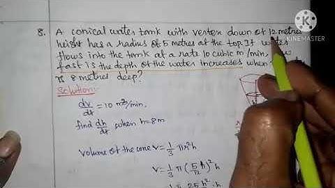 12th maths/Exercise 7.1 Q no 8/Chapter-7 Application of Differential Calculus