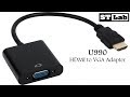 Активный переходник HDMI to VGA: ST Lab U-990 (обзор и подключение)