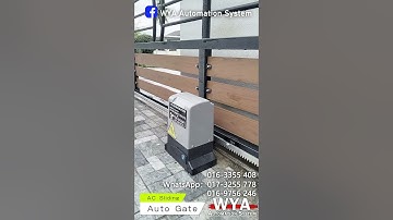WYA AC Sliding auto gate❗️❗️ #autogate #installation #murah #autogatemurah #sliding