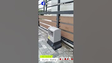 WYA AC Sliding auto gate❗️❗️ #autogate #installation #murah #autogatemurah #sliding