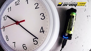 Charging of battery 18650 Li-Ion 3000mAh for Vape with Armytek Handy C1