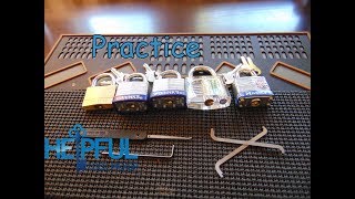 [84] How To Practice Lock Picking Standard Pins