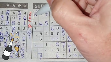 🥂🍾(#2000) 🎂 Friday. Four Stars Sudoku puzzle. Bonus Extra edition. 12-11-2020 Extra part 2 of 4