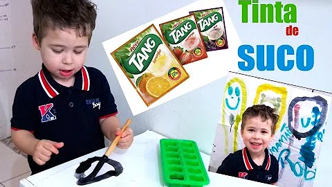 Como fazer tinta caseira usando suco?