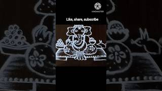 @NSchannelrangoli#rangoli#drawing#ganesh#art#festival#shorts#youtubeshorts