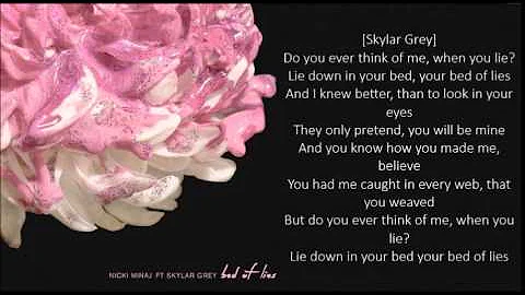 Nicki Minaj - Bed of Lies (Lyrics) ft. Skylar Grey - DayDayNews