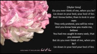 Nicki Minaj - Bed of Lies (Lyrics) ft. Skylar Grey