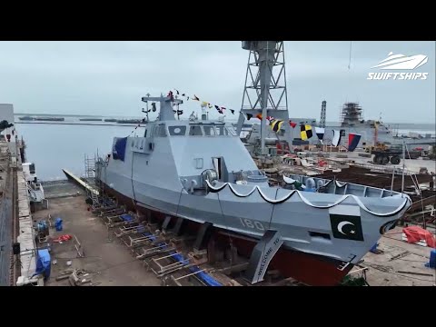 Swiftships Marks Co-Production Milestone with Pakistan Navy's First 38m Gun Boat Swiftships Marks Co-Production Milestone with Pakistan Navy's First 38m Gun Boat