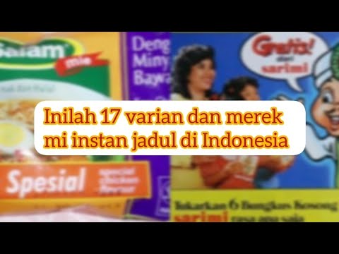 Mie Instan Jadul di Indonesia