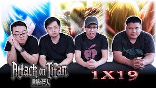 First Time Watching Attack on Titan Episode 1x19 | REACTION