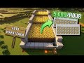I Built an Automatic Wheat Farm in Minecraft 🌾Easy Redstone Farm Tutorial#minecraft #minecraftbuild