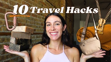10 Multi-Purpose Items to Save Space | Minimalist Travel Packing Tips & Hacks 📝