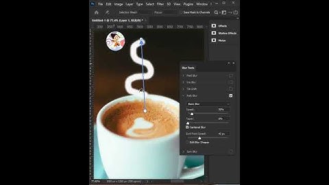 How to Create Smoke in Photoshop||Photoshop Steam Effect||#photoshop #shorts #steam #smoke #coffee