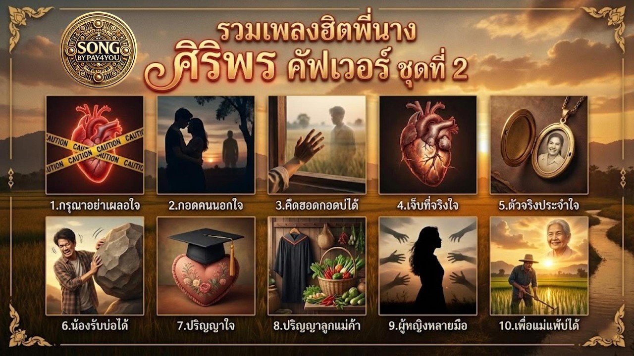 รวมเพลงฮิตพี่นาง ศิริพร คัฟเวอร์ ชุดที่ 2| COVER BY SONG BY PAY4YOU