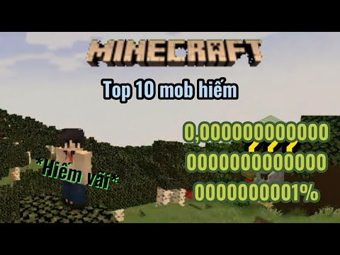 Video Top 9 những con mob hiếm nhất trong MINECRAFT - youtube