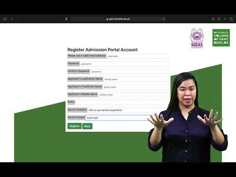 How to Access the CSB Admissions Online Application Portal