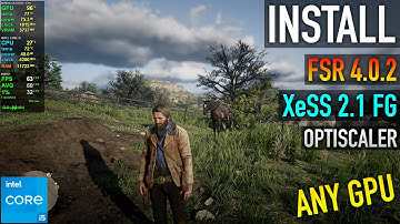 How to Install OptiScaler FSR 4.0.2 + Frame Gen MOD in Any GPU - FPS Boost